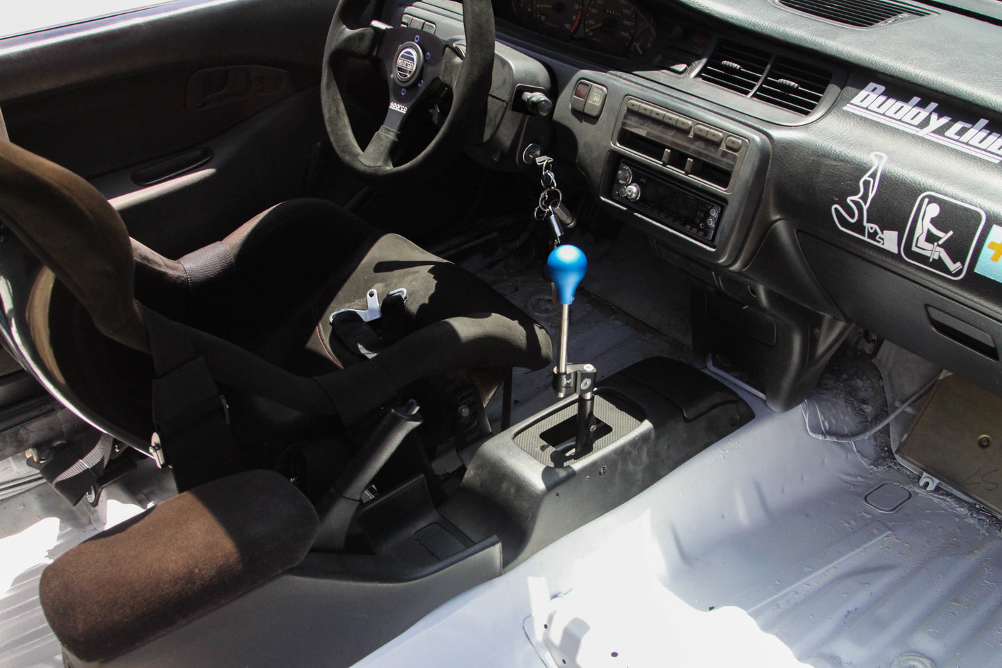 Carbon Fiber Shift Plate (92-95 Civic, 94-01 Integra)