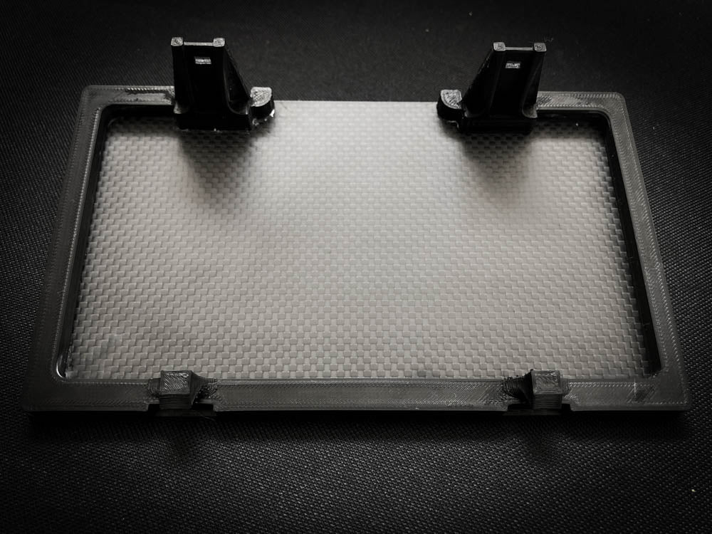 Carbon Fiber Double DIN Cover