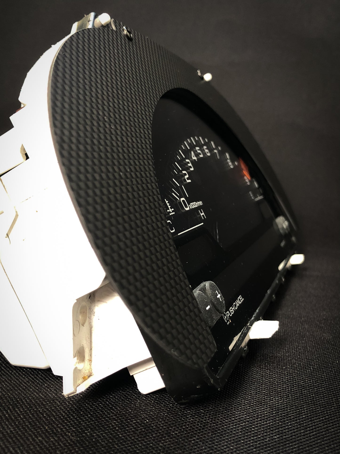 S2000 Cluster Conversion 1x1 Weave Carbon Fiber Bezel (94-01 Acura Integra)
