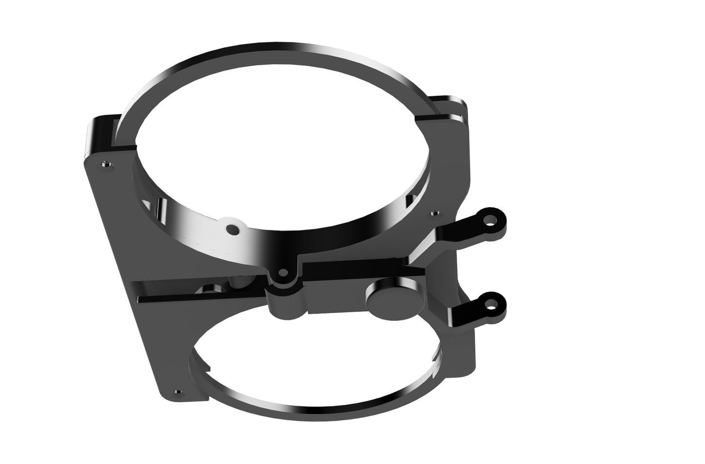 OEM Reproduction Cupholder 3D Printed Aluminum (92-95 Honda Civic)