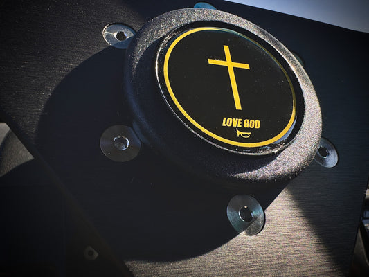 Love God Horn Button