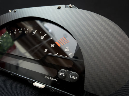 S2000 Cluster Conversion Twill Weave Carbon Fiber Bezel (94-01 Acura Integra)