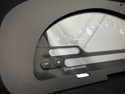 S2000 Cluster Conversion Matte and Gloss Black Acrylic Bezel (92-95 Honda Civic)